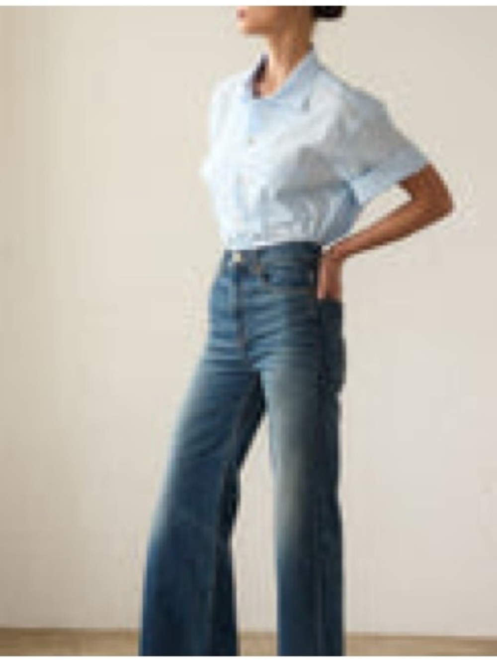 Jamie Haller The Wide A Leg in Wilde Indigo Sz 36